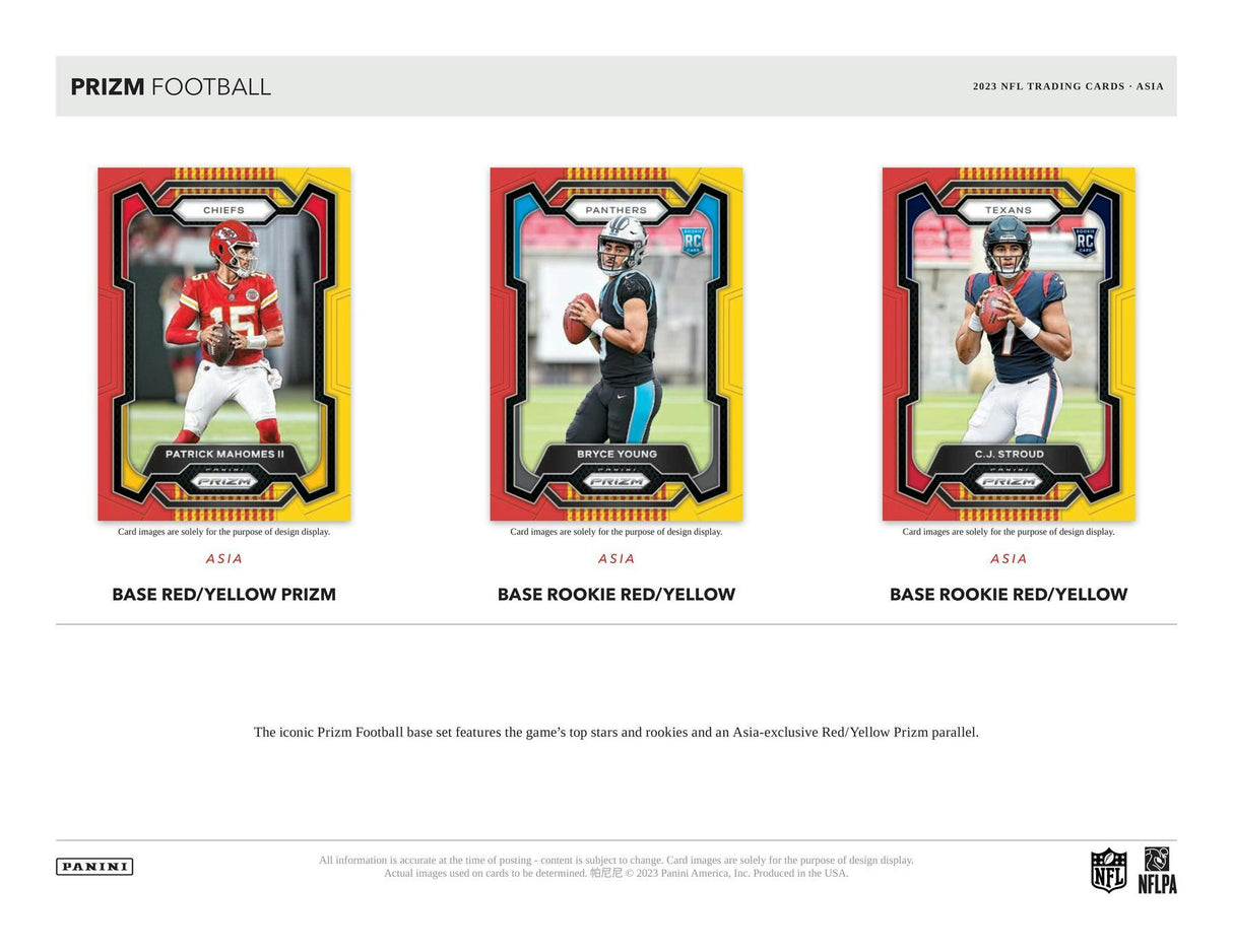 2023 Panini Prizm Football Asia Box