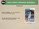 2023 Topps Heritage Baseball Blaster Box