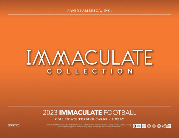 2023 Panini Immaculate Collegiate Football