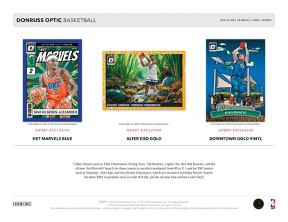 2024-25 Panini Donruss Optic Basketball Fast Break Box | Columbia Sports Cards