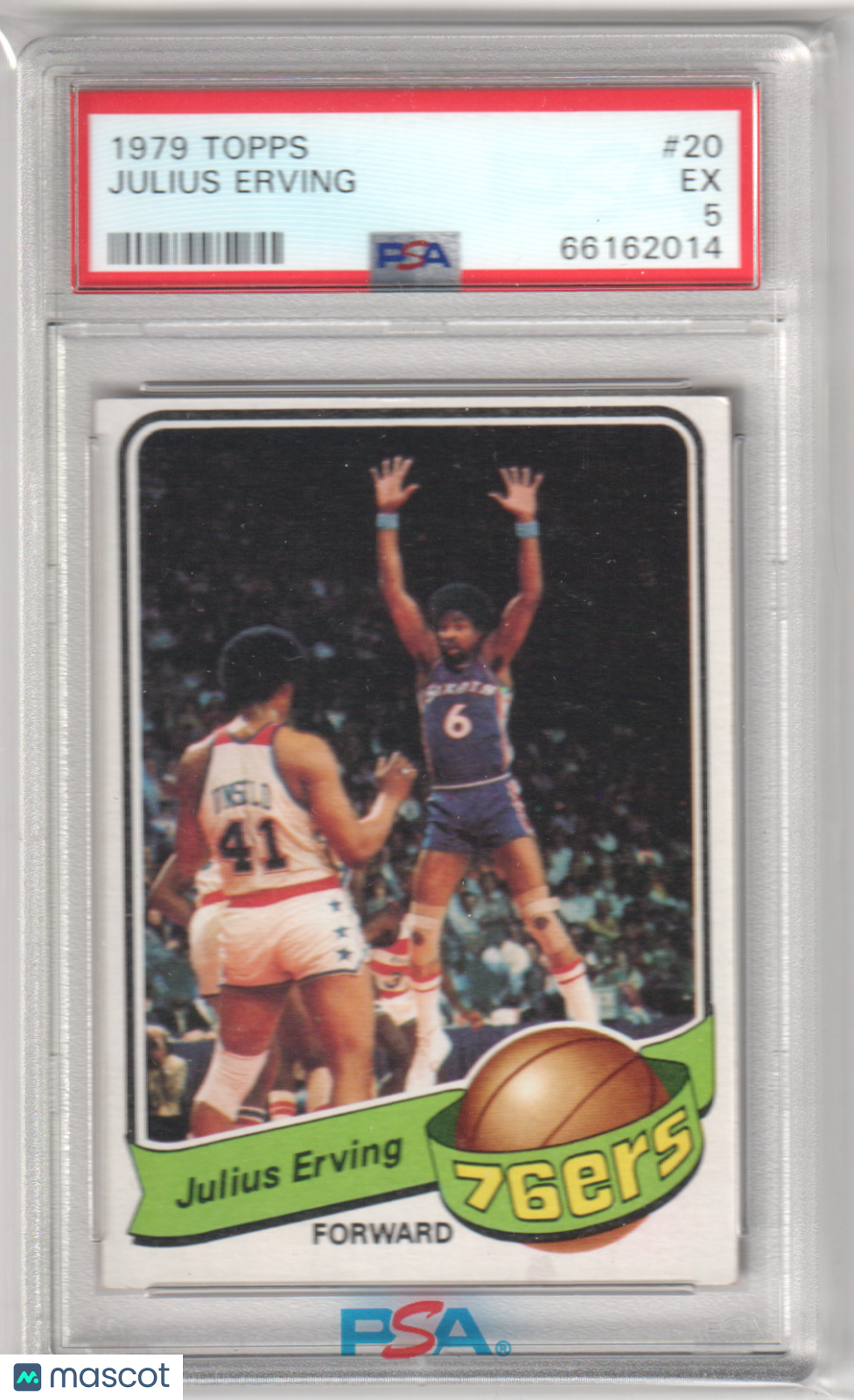 JULIUS WERVING 1979 Topps #20 PSA 5 EX - 76ERS