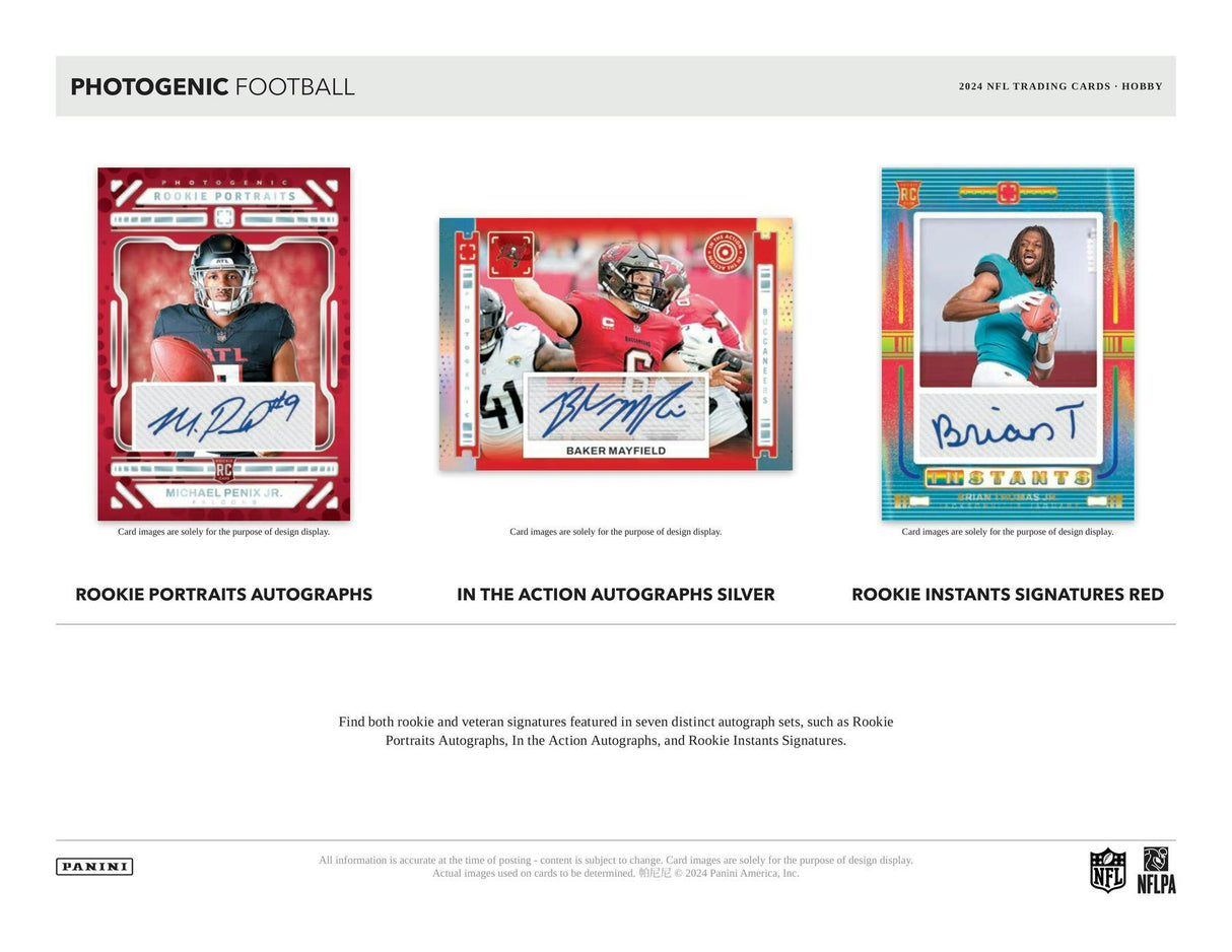 2024 Panini Photogenic Football Hobby Box