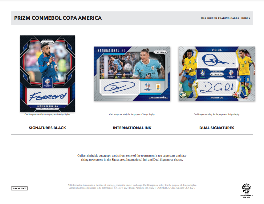 2023-24 Panini Prizm COPA America Soccer Hobby Box