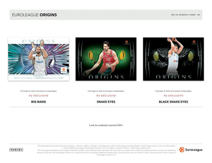 2025/26 Panini Origins EuroLeague Basketball H2 Box | Columbia Sports Cards | Columbia Hobby - Sports Card Boxes - Toploaders - Card Savers.
