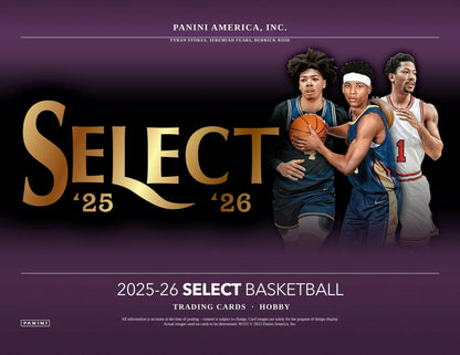 2025/26 Panini Select Basketball Hobby Box sell sheet 1