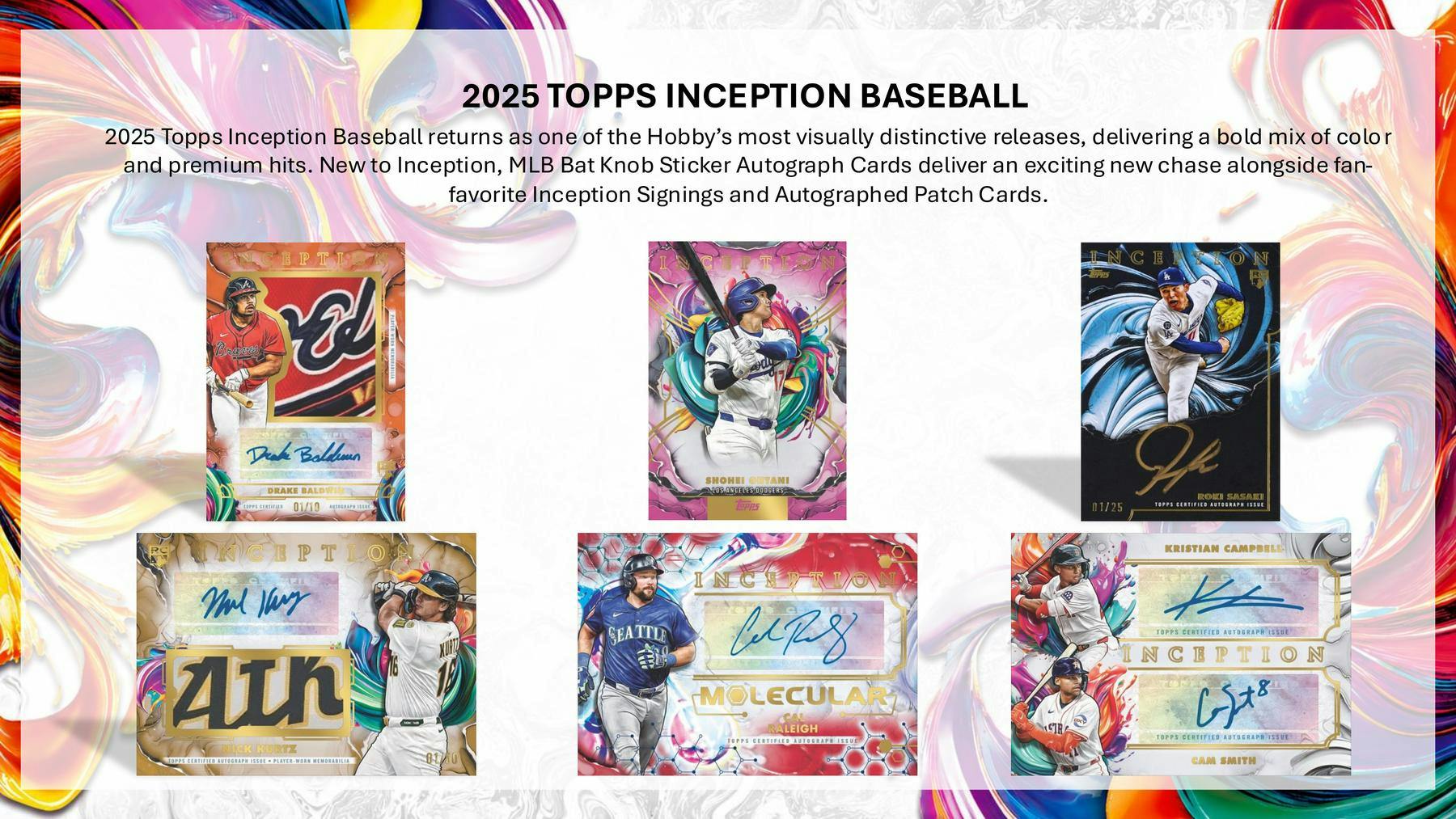 2025 Topps Inception Baseball Hobby Box | Columbia Sports Cards | Columbia Hobby - Sports Card Boxes - Toploaders - Card Savers.