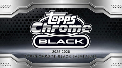 2025/26 Topps Chrome Black Basketball Hobby Box | Columbia Sports Cards | Columbia Hobby - Sports Card Boxes - Toploaders - Card Savers.