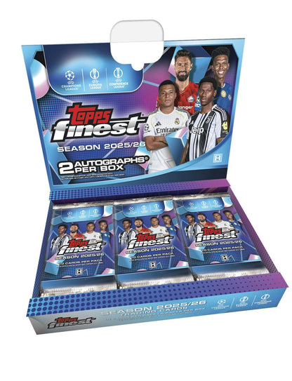 2025/26 Topps UEFA Club Competitions Finest Soccer Hobby Box
The Grail Zlatan Ibrahimovic Finest insert
Aura case hit card from Topps Finest Soccer
Marks of Excellence autograph card