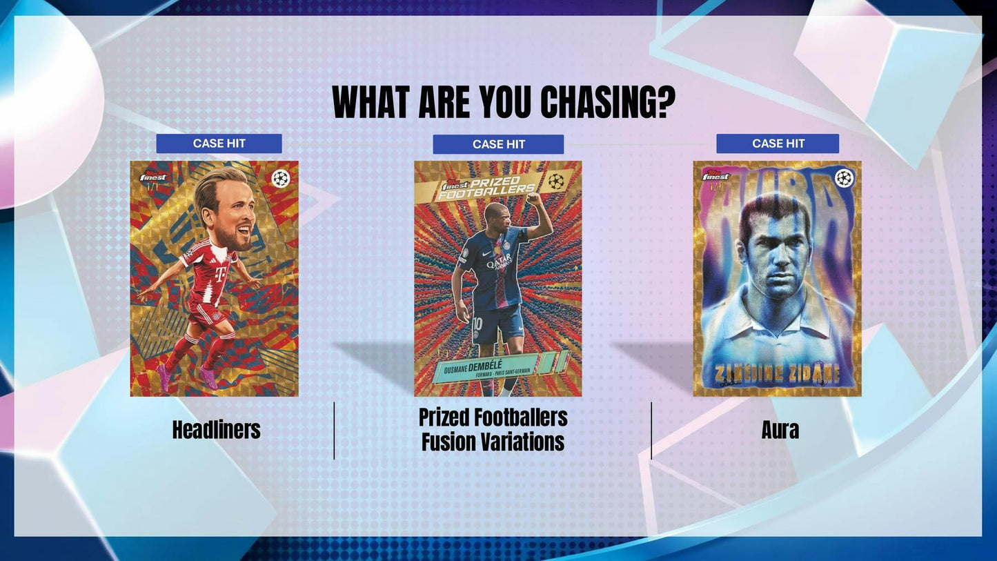 2025/26 Topps UEFA Club Competitions Finest Soccer Hobby Box | Columbia Sports Cards | Columbia Hobby - Sports Card Boxes - Toploaders - Card Savers.