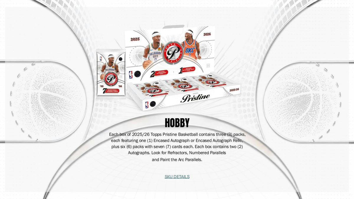 2025/26 Topps Pristine Basketball Hobby Box | Columbia Hobby - Sports Card Boxes - Toploaders - Card Savers.