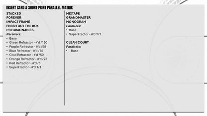 2025/26 Topps Pristine Basketball Hobby Box | Columbia Hobby - Sports Card Boxes - Toploaders - Card Savers.