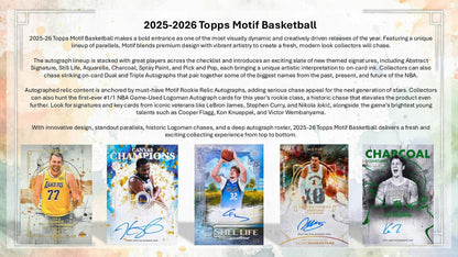 2025/26 Topps Motif Basketball Hobby Box | Columbia Sports Cards | Columbia Hobby - Sports Card Boxes - Toploaders - Card Savers.
