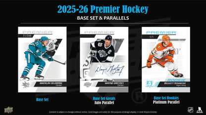 2025/26 Upper Deck Premier Hockey Hobby Box | Columbia Sports Cards | Columbia Hobby - Sports Card Boxes - Toploaders - Card Savers.