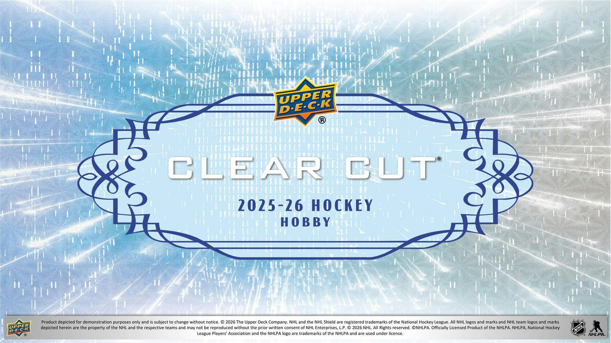 2025/26 Upper Deck Clear Cut Hockey Hobby Box | Columbia Sports Cards | Columbia Hobby - Sports Card Boxes - Toploaders - Card Savers.