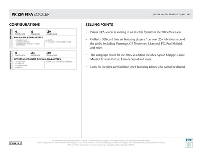 2025/26 Panini Prizm FIFA Soccer Blaster Box (Pink & Orange Mosaics) | Columbia Sports Cards | Columbia Hobby - Sports Card Boxes - Toploaders - Card Savers.