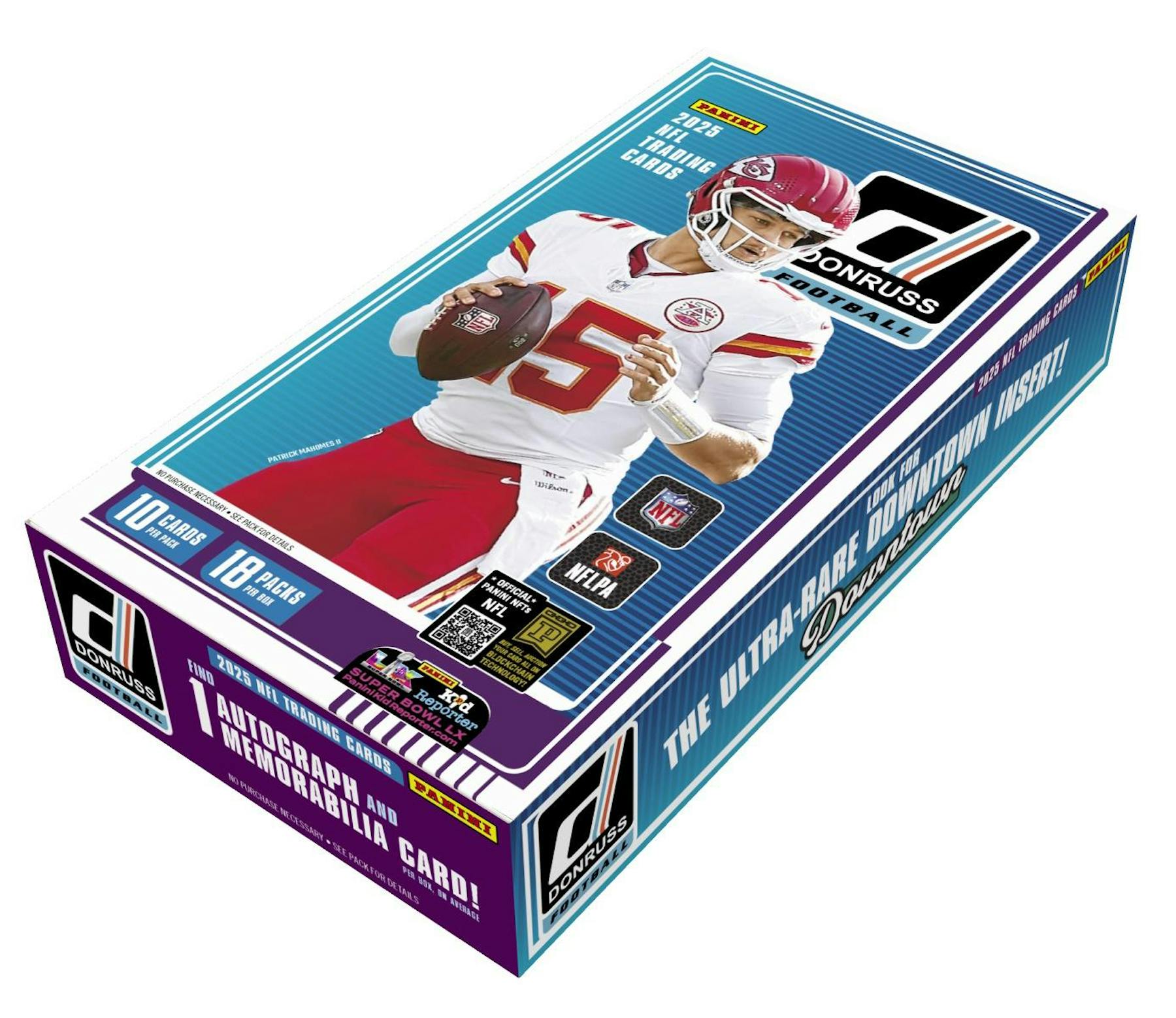 2025 Panini Donruss Football Hobby Box sealed

2025 Donruss Football Rated Rookies cards

2025 Donruss Football Downtown insert card