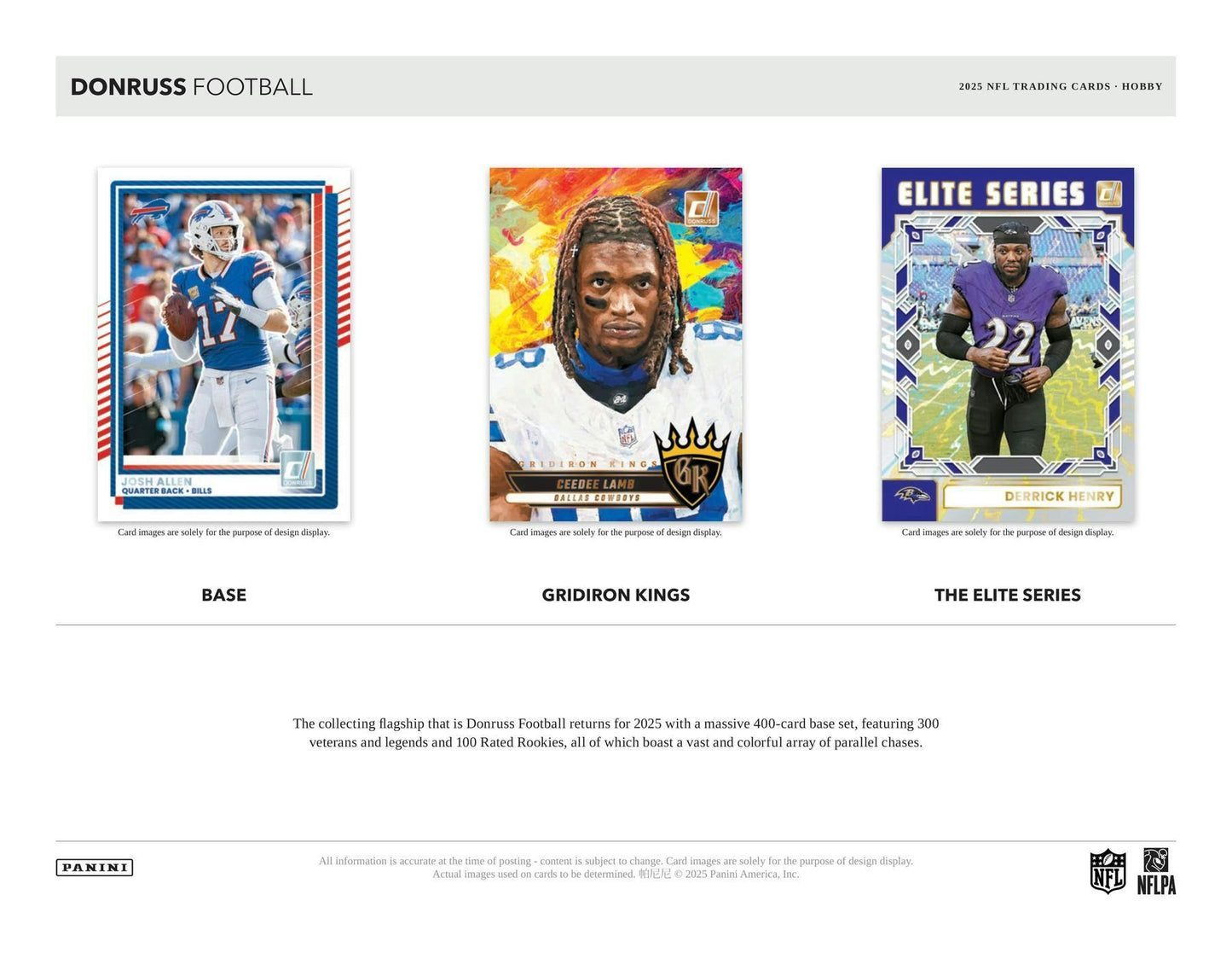 2025 Panini Donruss Football Hobby Box | Columbia Sports Cards