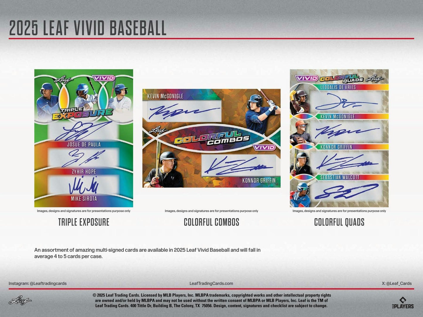 2025 Leaf Vivid Baseball Hobby Jumbo Box | Columbia Sports Cards