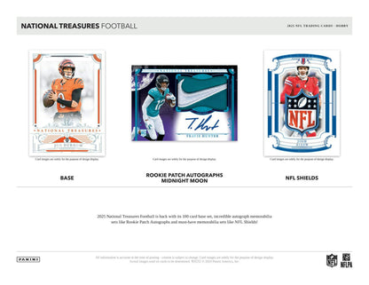 2025 Panini National Treasures Football Hobby 4-Box Case | Columbia Sports Cards