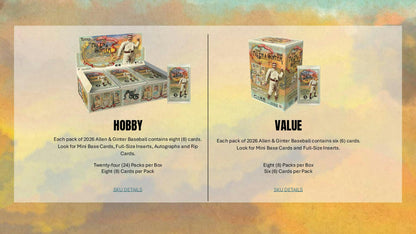 2026 Topps Allen & Ginter Baseball Blaster Box sell sheet 3