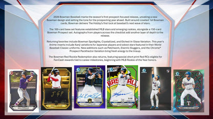 2026 Bowman Baseball Mega Box | Columbia Sports Cards | Columbia Hobby - Sports Card Boxes - Toploaders - Card Savers.