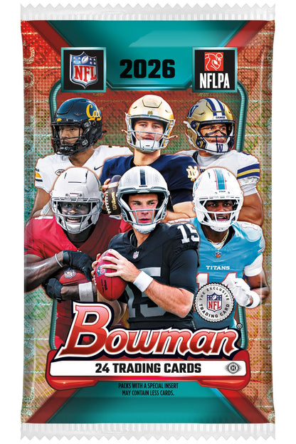 2026 Bowman Football Hobby Jumbo Box - jumbo pack
