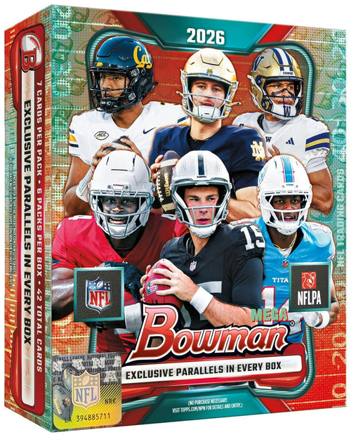 2026 Bowman Football Mega Box - box front