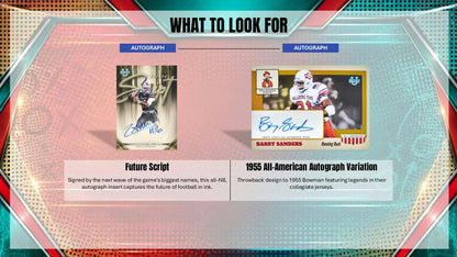 2026 Bowman Football Hobby Box | Columbia Hobby - Sports Card Boxes - Toploaders - Card Savers.