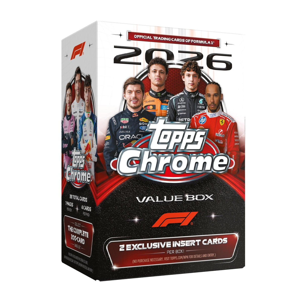 2026 Topps Chrome F1 Formula 1 Blaster Box