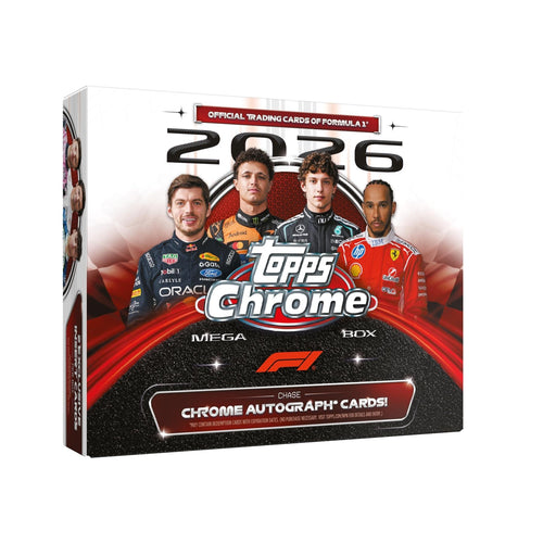 2026 Topps Chrome F1 Formula 1 Mega Box