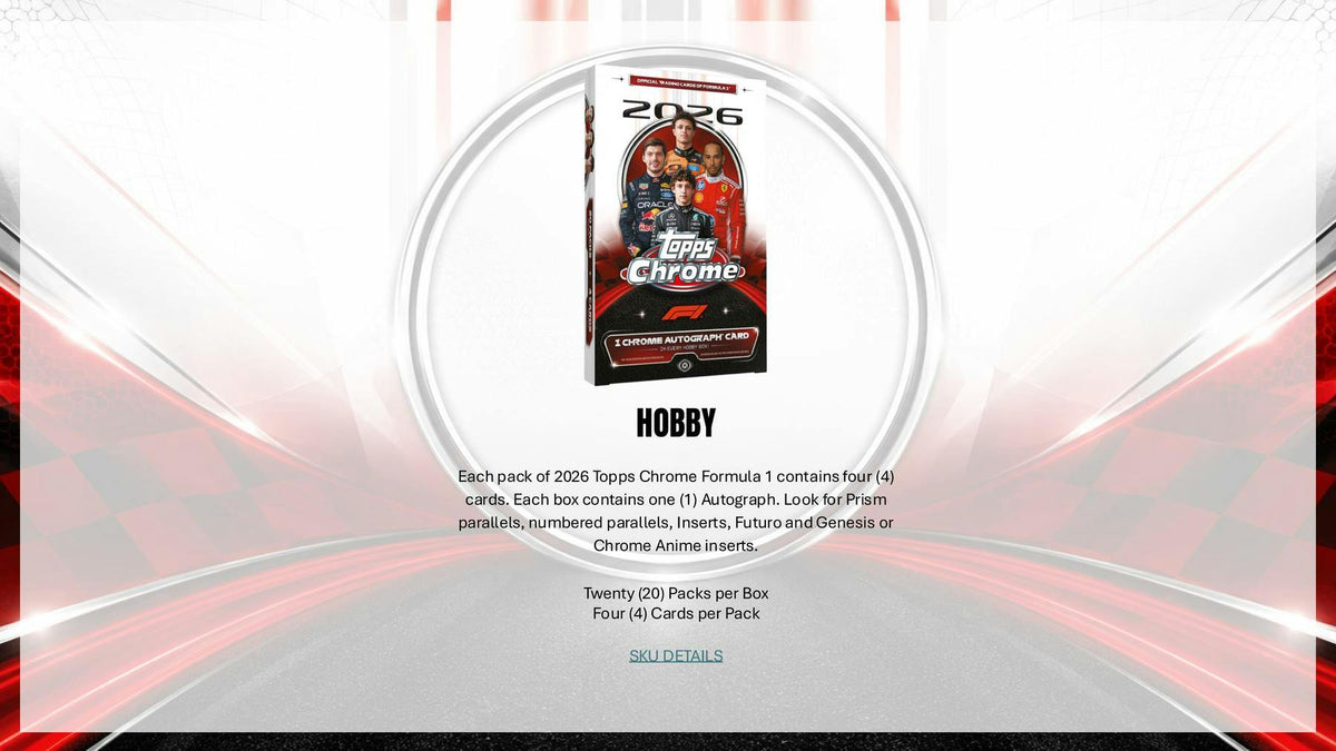 2026 Topps Chrome F1 Formula 1 Hobby Box sell sheet 3
