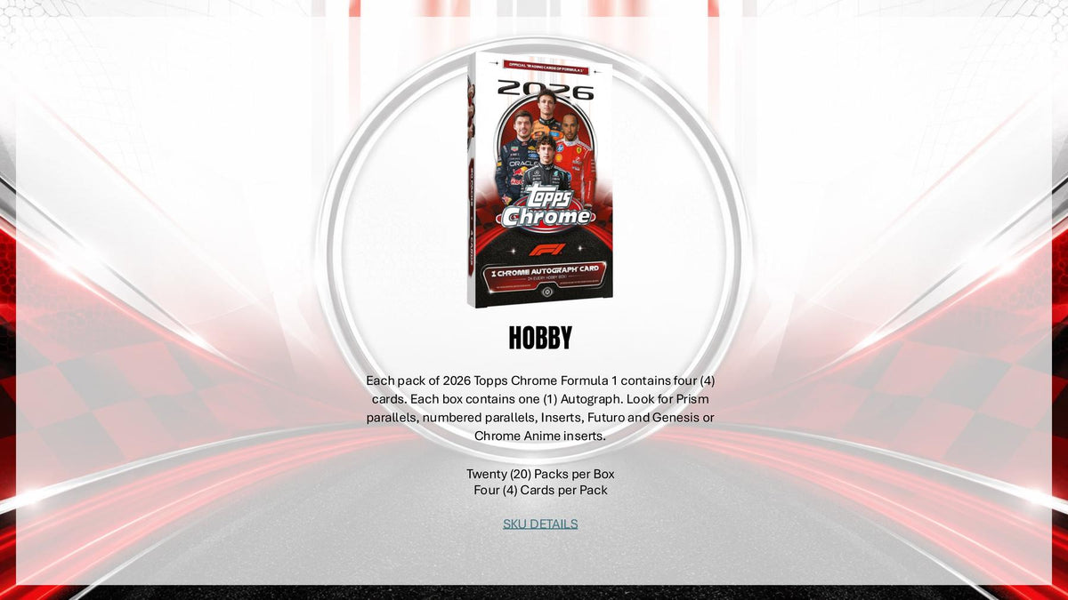 2026 Topps Chrome F1 Formula 1 Blaster Box sell sheet 3