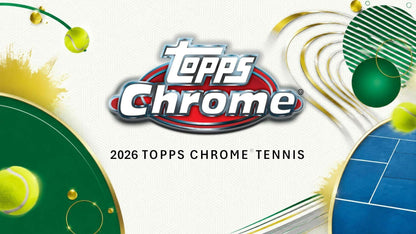 2026 Topps Chrome Tennis - sell sheet cover