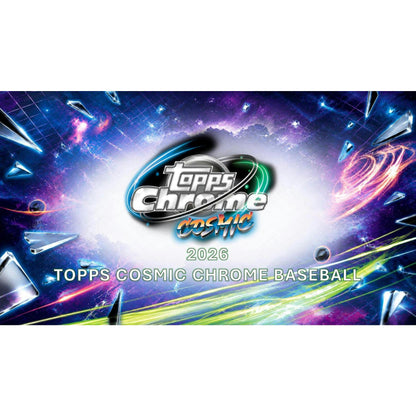 2026 Topps Cosmic Chrome Baseball Hobby Box sell sheet 1