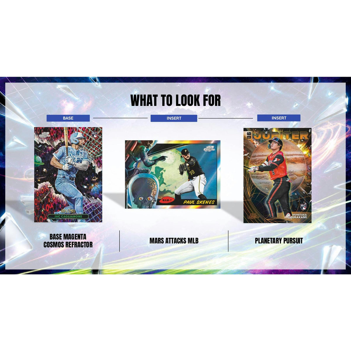 2026 Topps Cosmic Chrome Baseball Hobby Box sell sheet 4