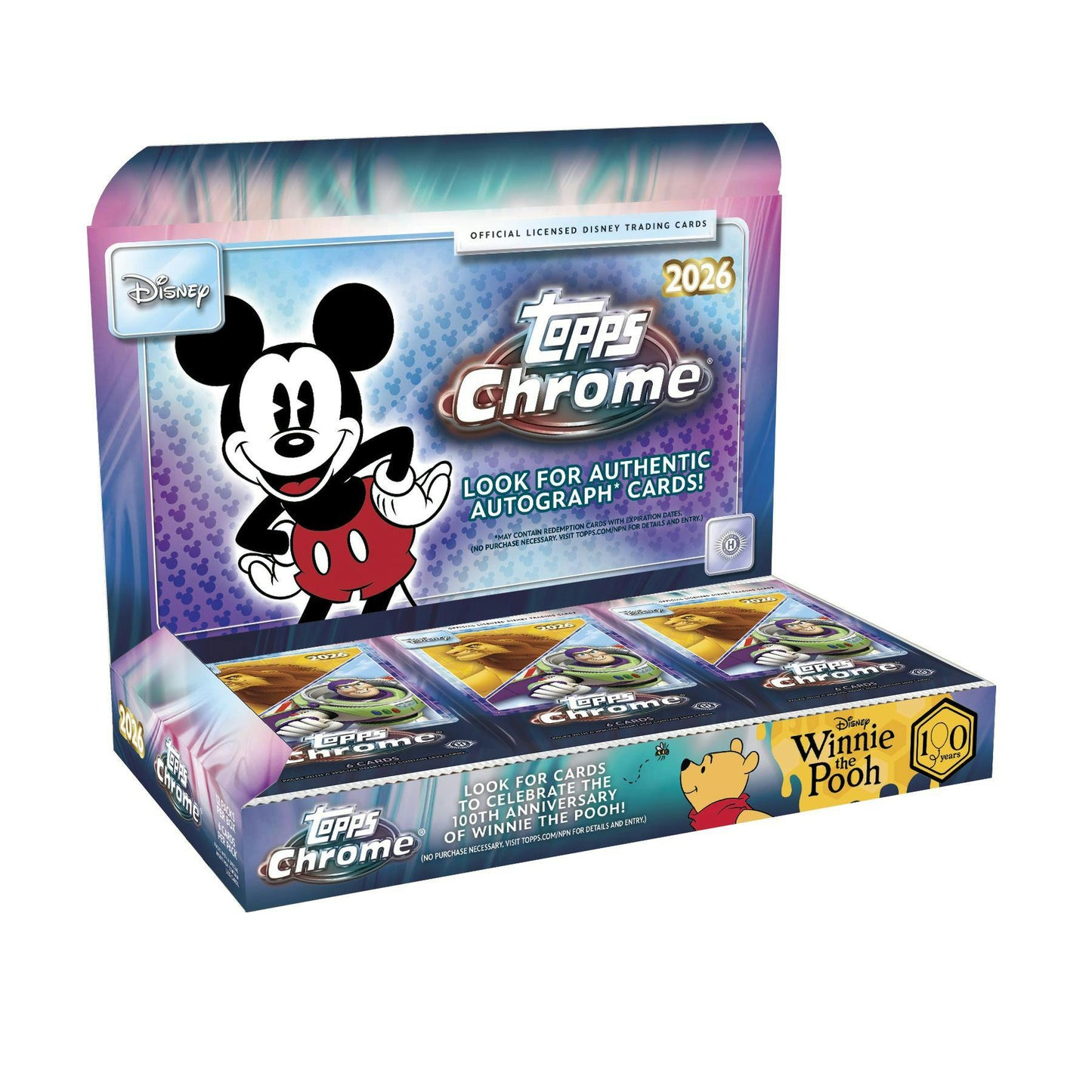 2026 Topps Chrome Disney Hobby Box
Disney Princess Autograph card from Topps Chrome Disney
Art of Disney case hit insert card
Lilo and Stitch Shadowbox insert card