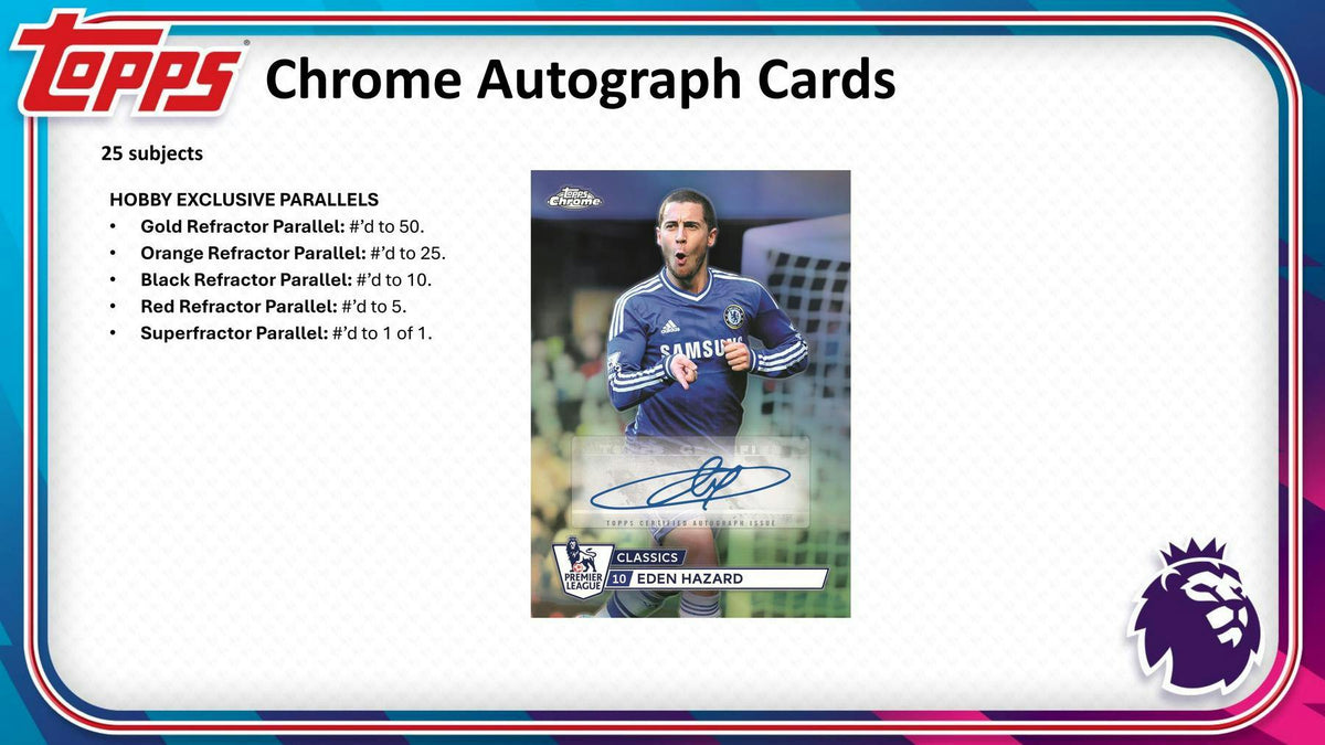 2026/27 Topps Premier League EPL Soccer Hobby Box | Columbia Hobby - Sports Card Boxes - Toploaders - Card Savers.