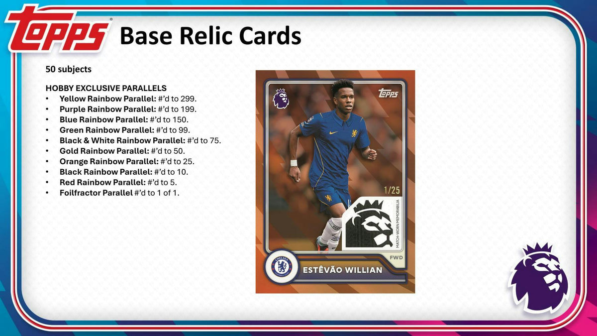 2026/27 Topps Premier League EPL Soccer Hobby Box | Columbia Hobby - Sports Card Boxes - Toploaders - Card Savers.
