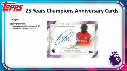 2026/27 Topps Premier League EPL Soccer Hobby Box | Columbia Hobby - Sports Card Boxes - Toploaders - Card Savers.