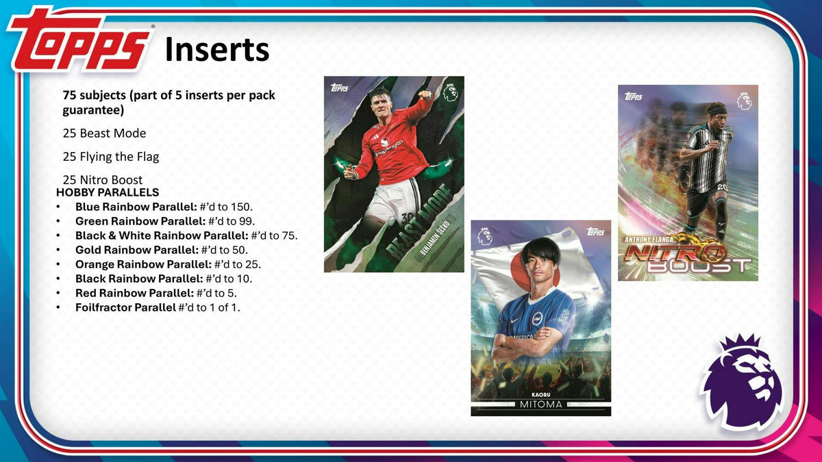 2026/27 Topps Premier League EPL Soccer Hobby Box | Columbia Hobby - Sports Card Boxes - Toploaders - Card Savers.