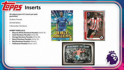 2026/27 Topps Premier League EPL Soccer Hobby Box | Columbia Hobby - Sports Card Boxes - Toploaders - Card Savers.