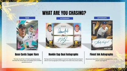 2026 Topps Finest Baseball Delight Box | Columbia Sports Cards | Columbia Hobby - Sports Card Boxes - Toploaders - Card Savers.