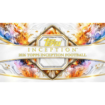 2026 Topps Inception Football Hobby Box sell sheet 1
