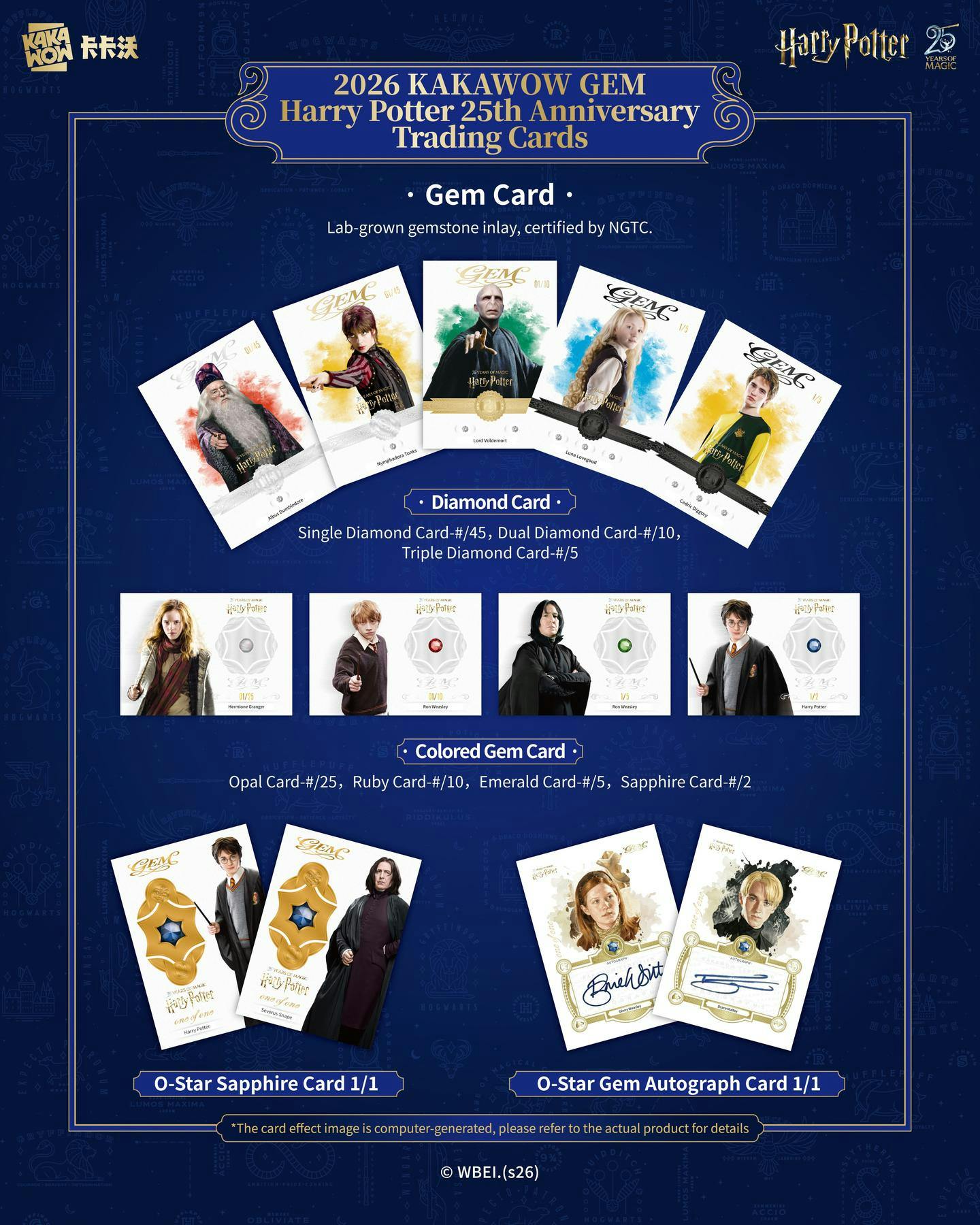 2026 Kakawow Gem Harry Potter 25th Anniversary Hobby Box | Columbia Sports Cards | Columbia Hobby - Sports Card Boxes - Toploaders - Card Savers.