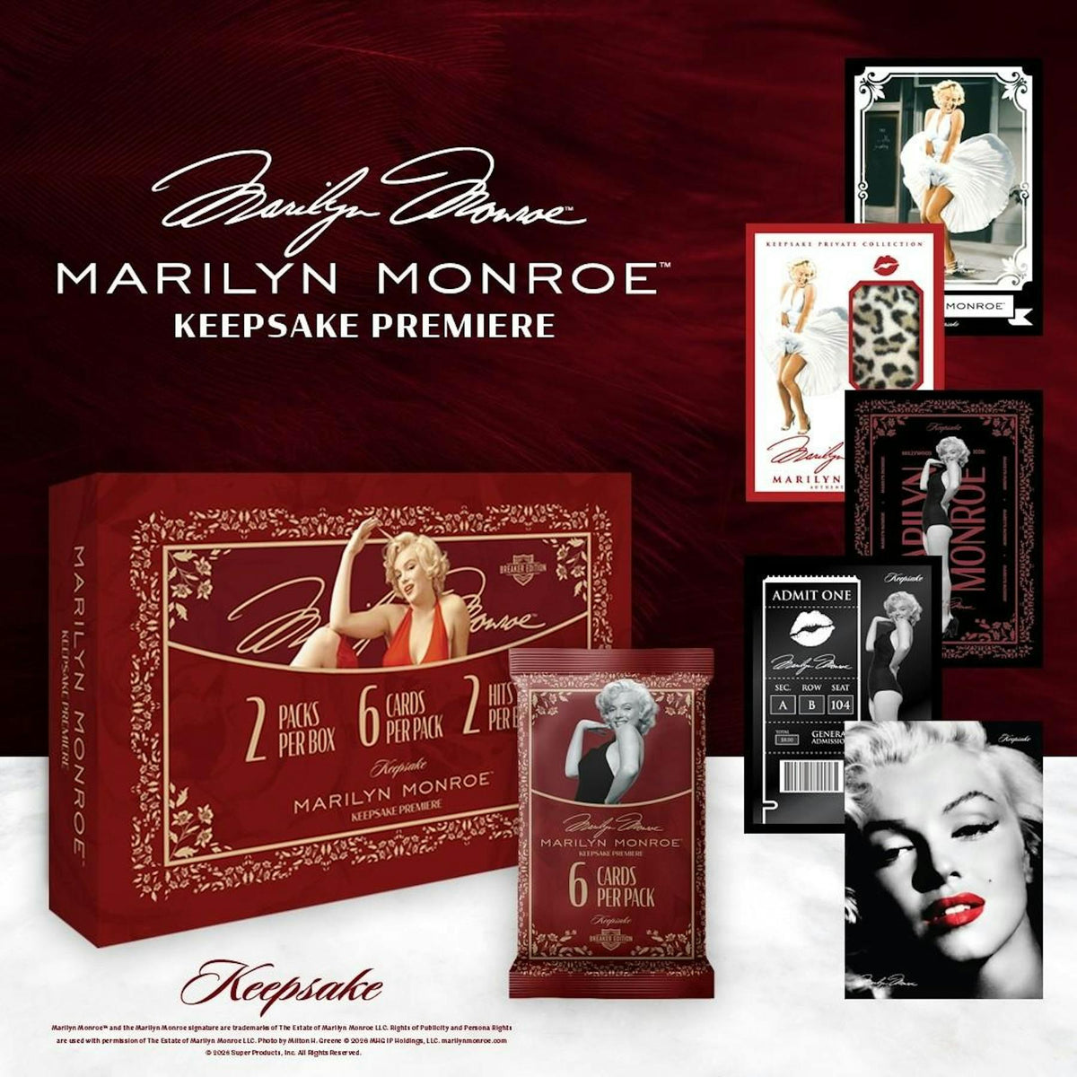2026 Keepsake Marilyn Monroe Premiere Breaker Box