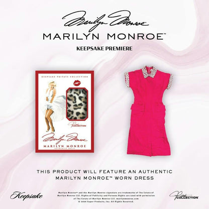 2026 Keepsake Marilyn Monroe Premiere Breaker Box sell sheet 1