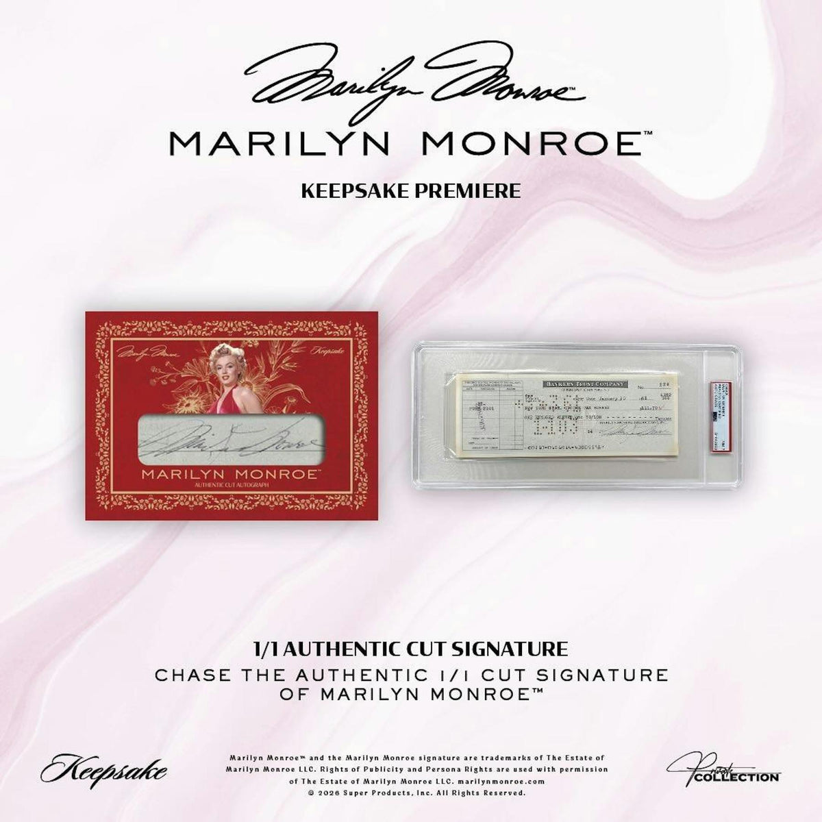 2026 Keepsake Marilyn Monroe Premiere Breaker Box sell sheet 2