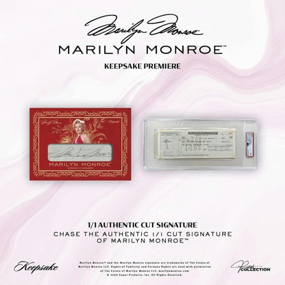 2026 Keepsake Marilyn Monroe Premiere Breaker Box sell sheet 2