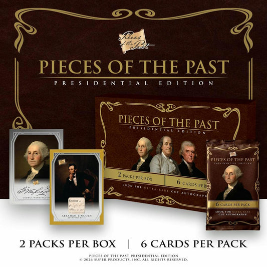 2026 Keepsake Pieces of the Past Presidential Edition Hobby Box