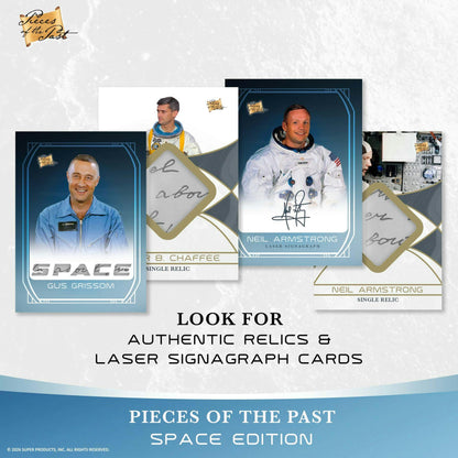 2026 Keepsake Pieces of the Past Space Breaker Box sell sheet 1